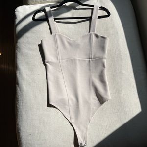 Abercrombie Crepe Sweetheart Bodysuit